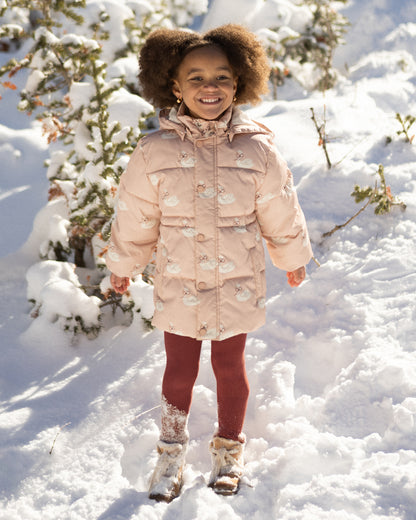 Rylee + Cru Puffer Jacket - Swans