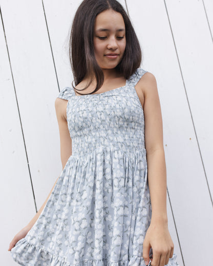 Rylee + Cru Teen Kalina Dress - Hydrangea