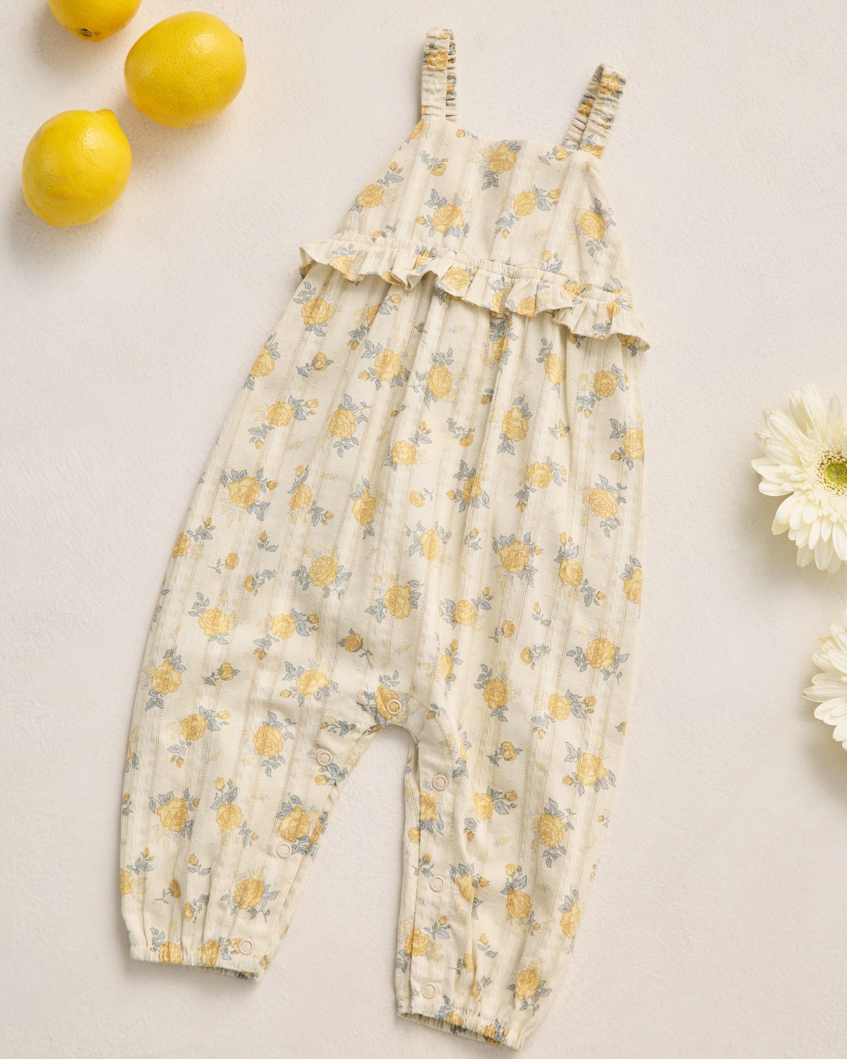 Rylee + Cru Kinsley Jumpsuit - Lemon Ditsy Flower