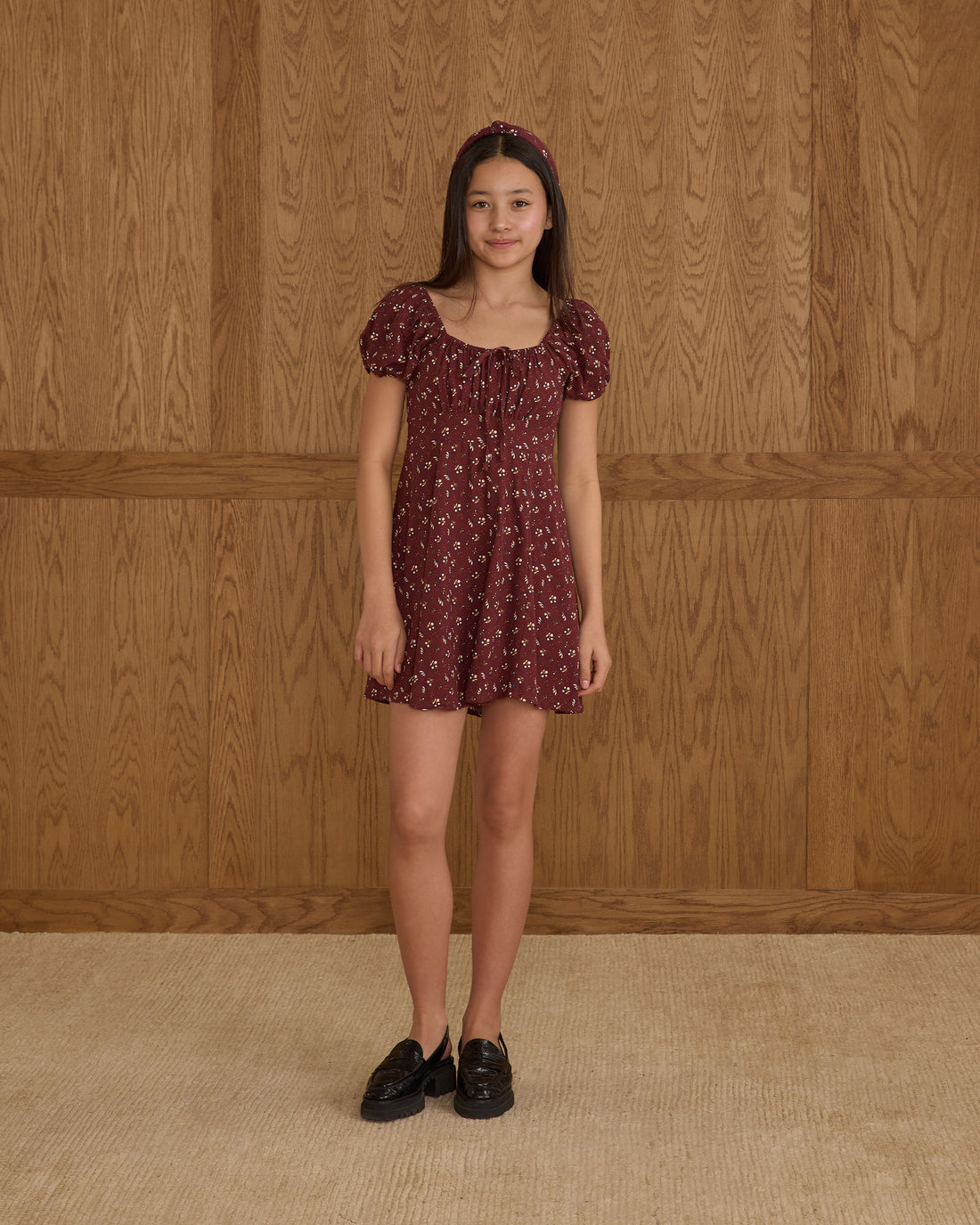 Rylee + Cru Teen Ivy Dress - Harvest Berry