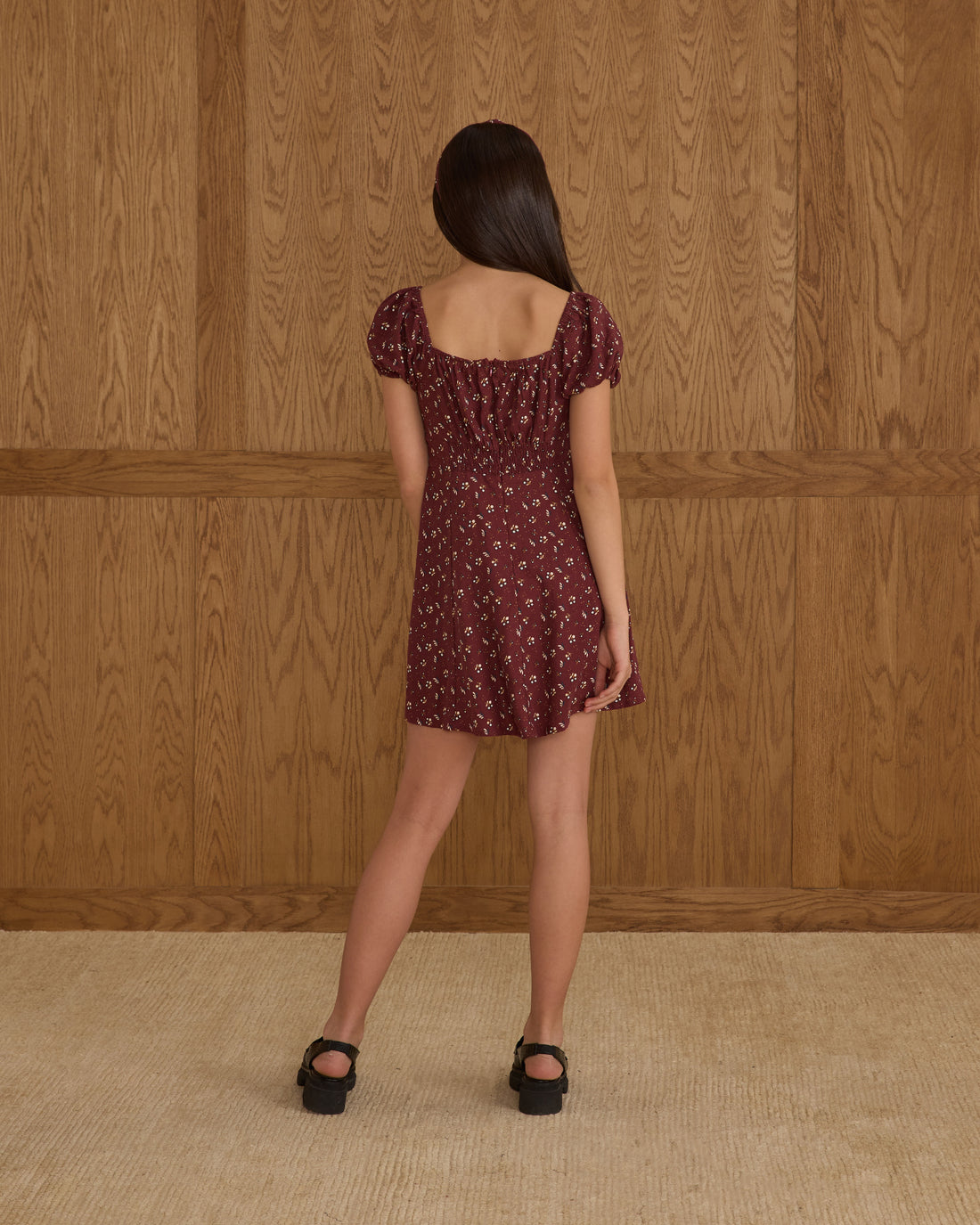 Rylee + Cru Teen Ivy Dress - Harvest Berry
