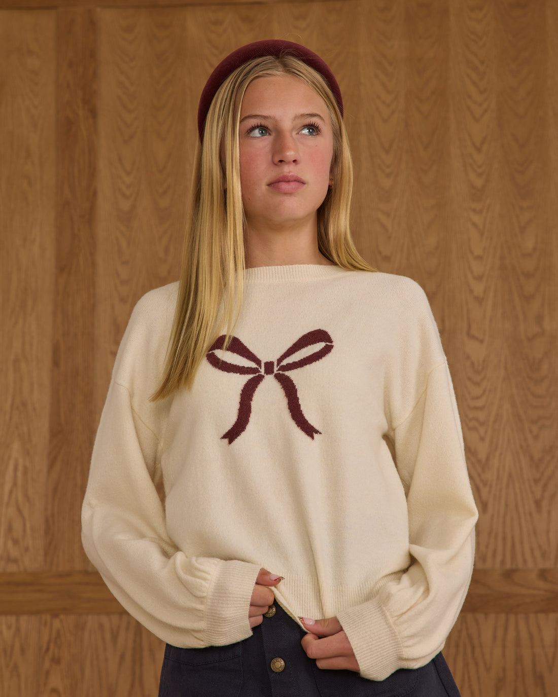 Rylee + Cru Teen Aspen Sweater - Bow