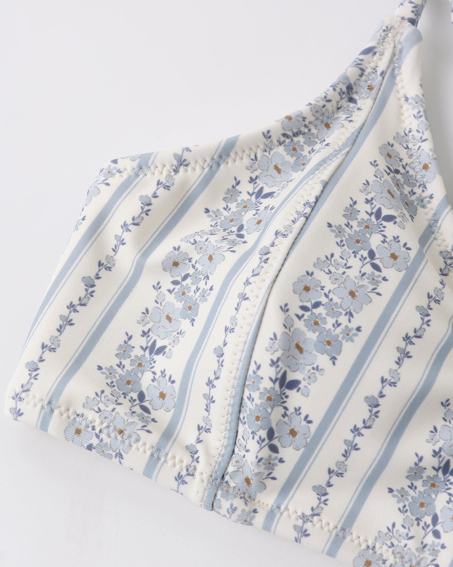 Rylee + Cru Teen Alba Bikini Set - Blue floral