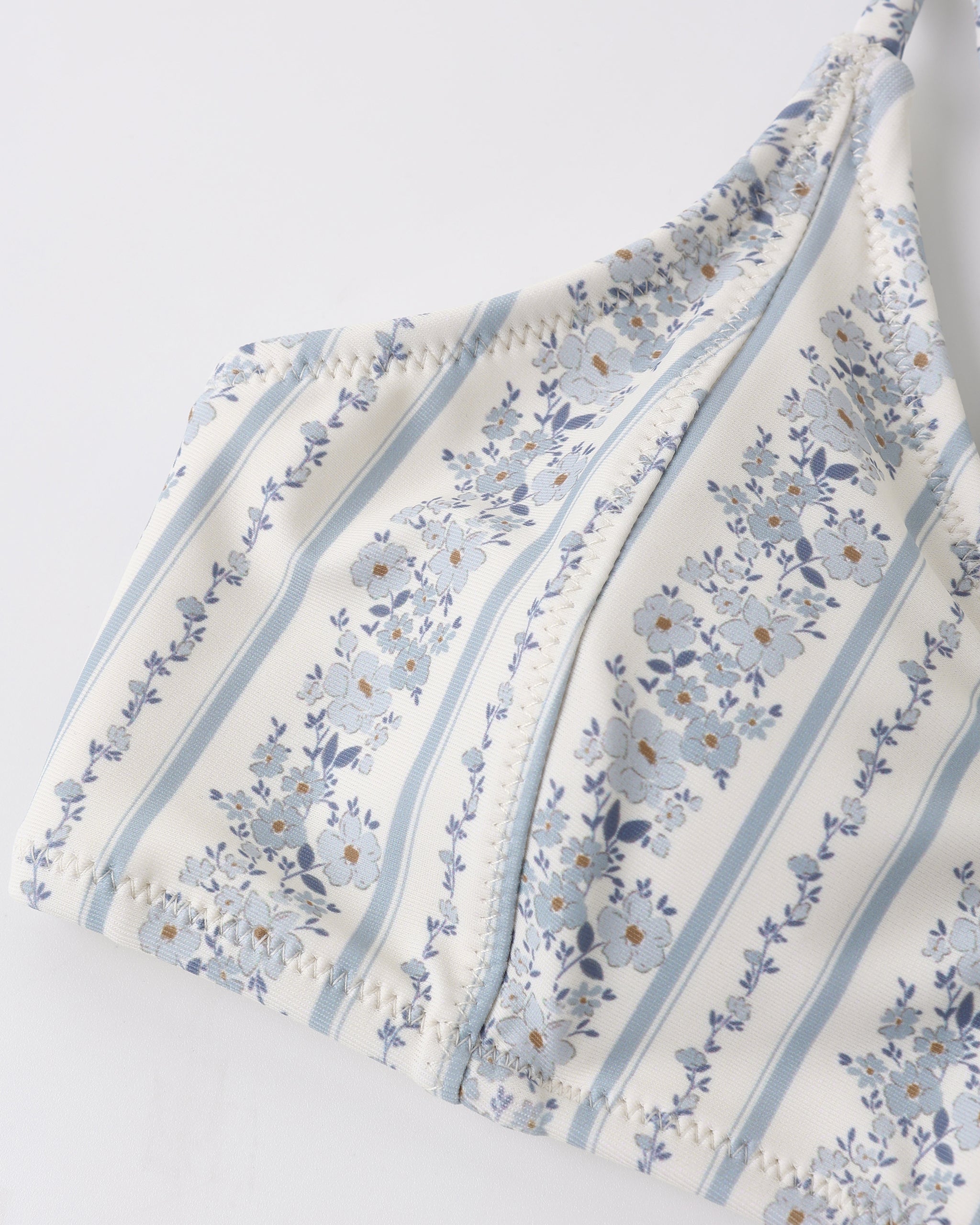 Rylee + Cru Teen Alba Bikini Set - Blue floral