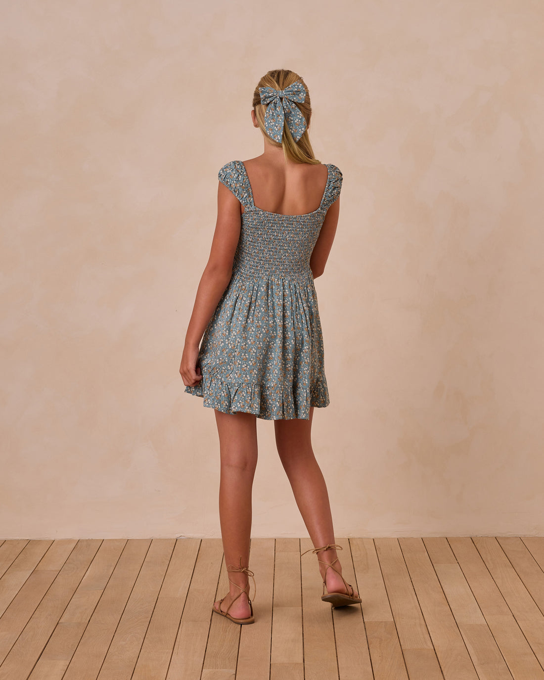 Rylee + Cru Teen Kalina Dress - Blue Floral