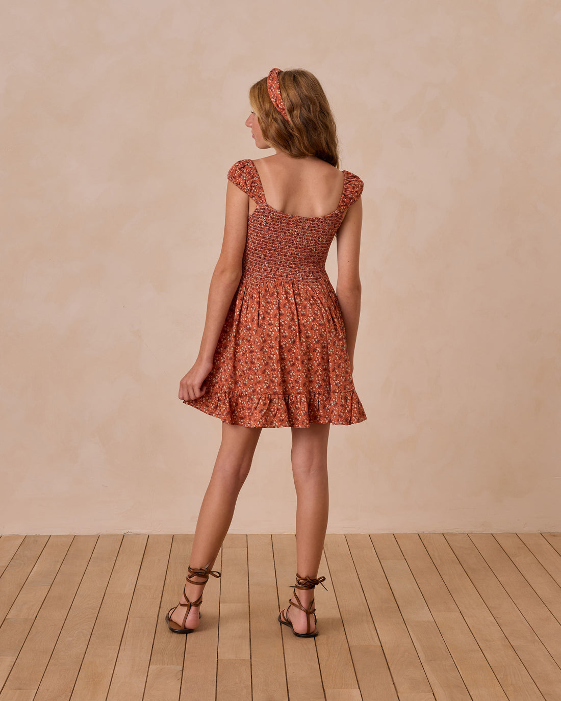 Rylee + Cru Teen Kalina Dress - Red Floral
