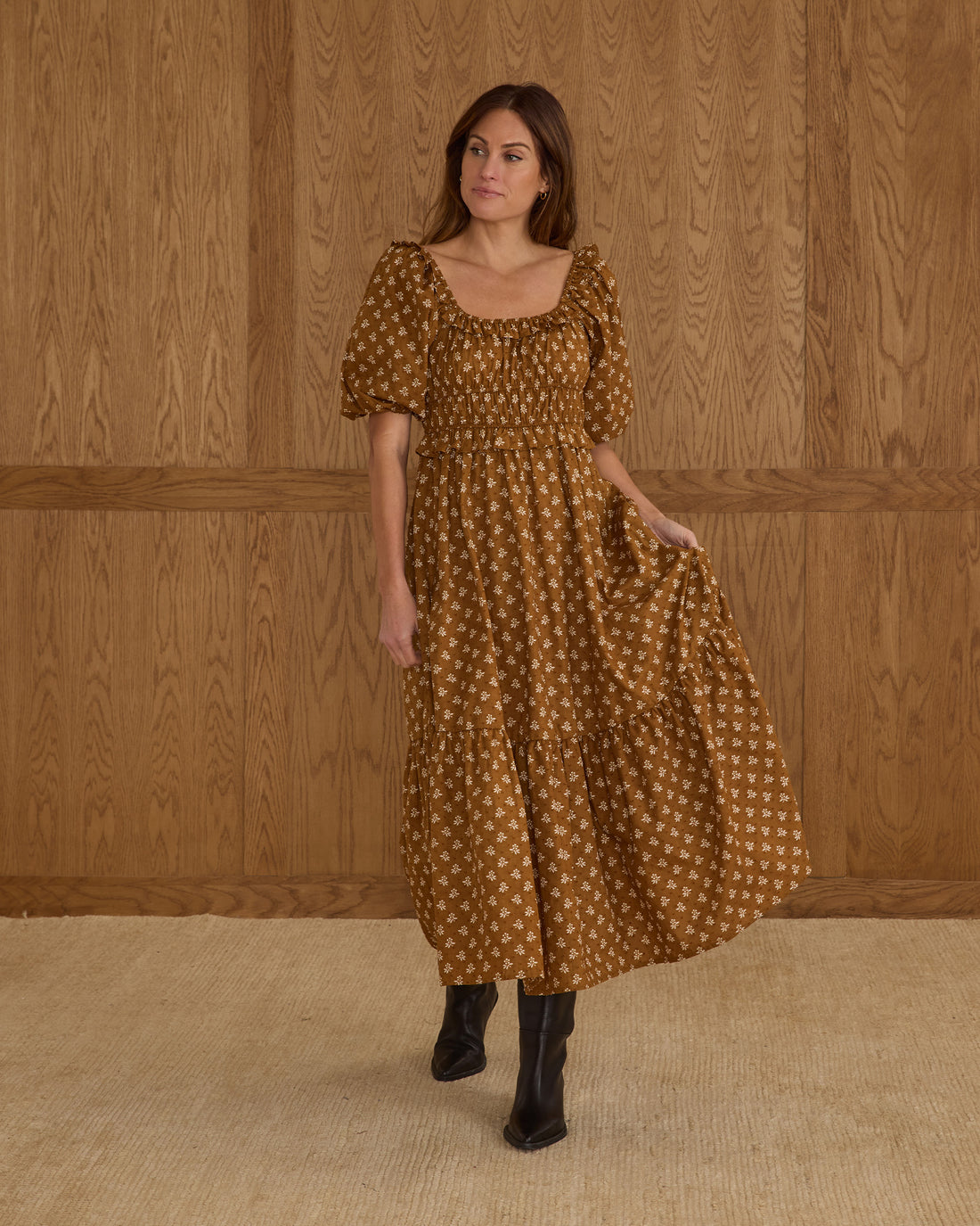 Rylee + Cru Women Tenley Dress - Golden Fleur