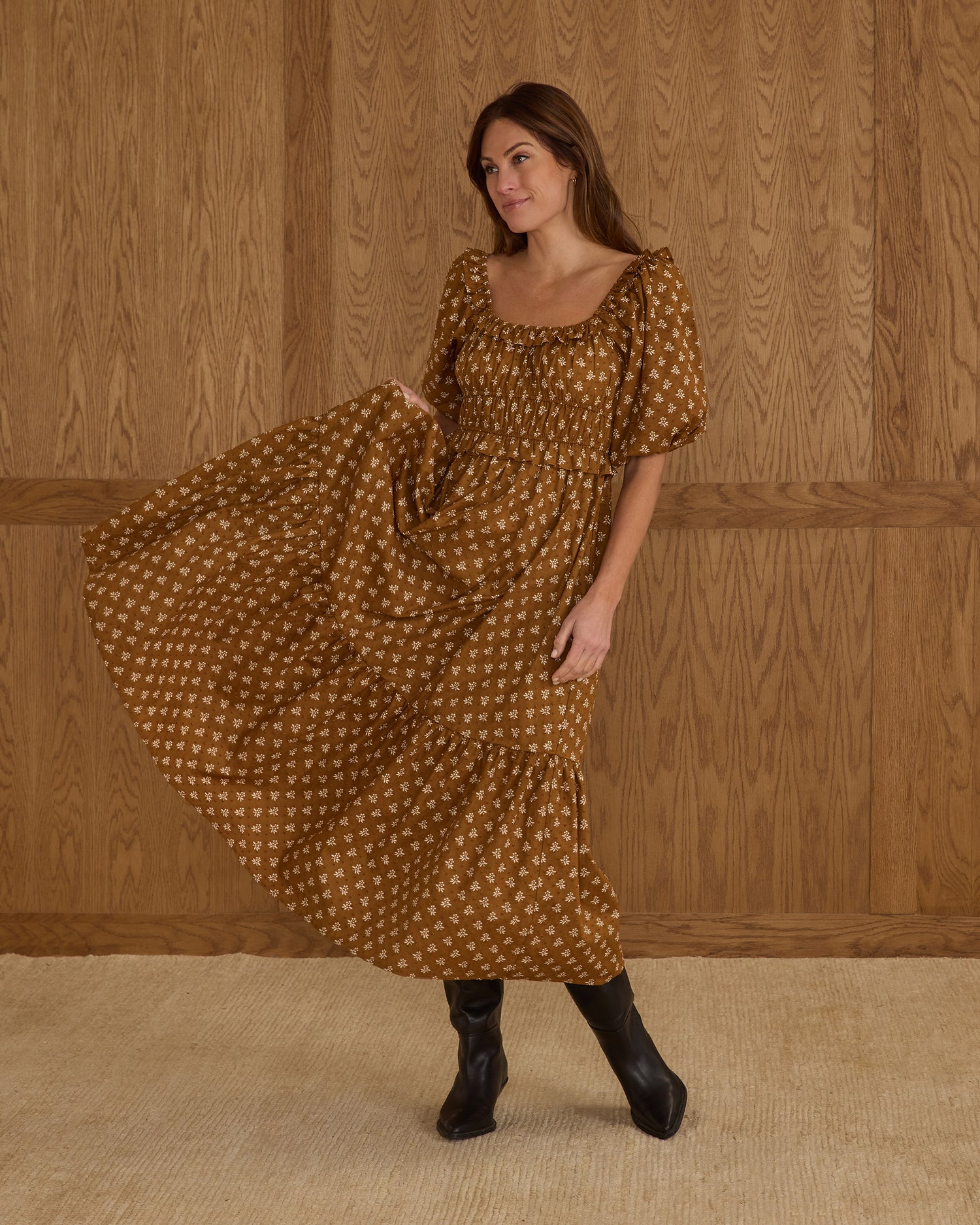 Rylee + Cru Women Tenley Dress - Golden Fleur