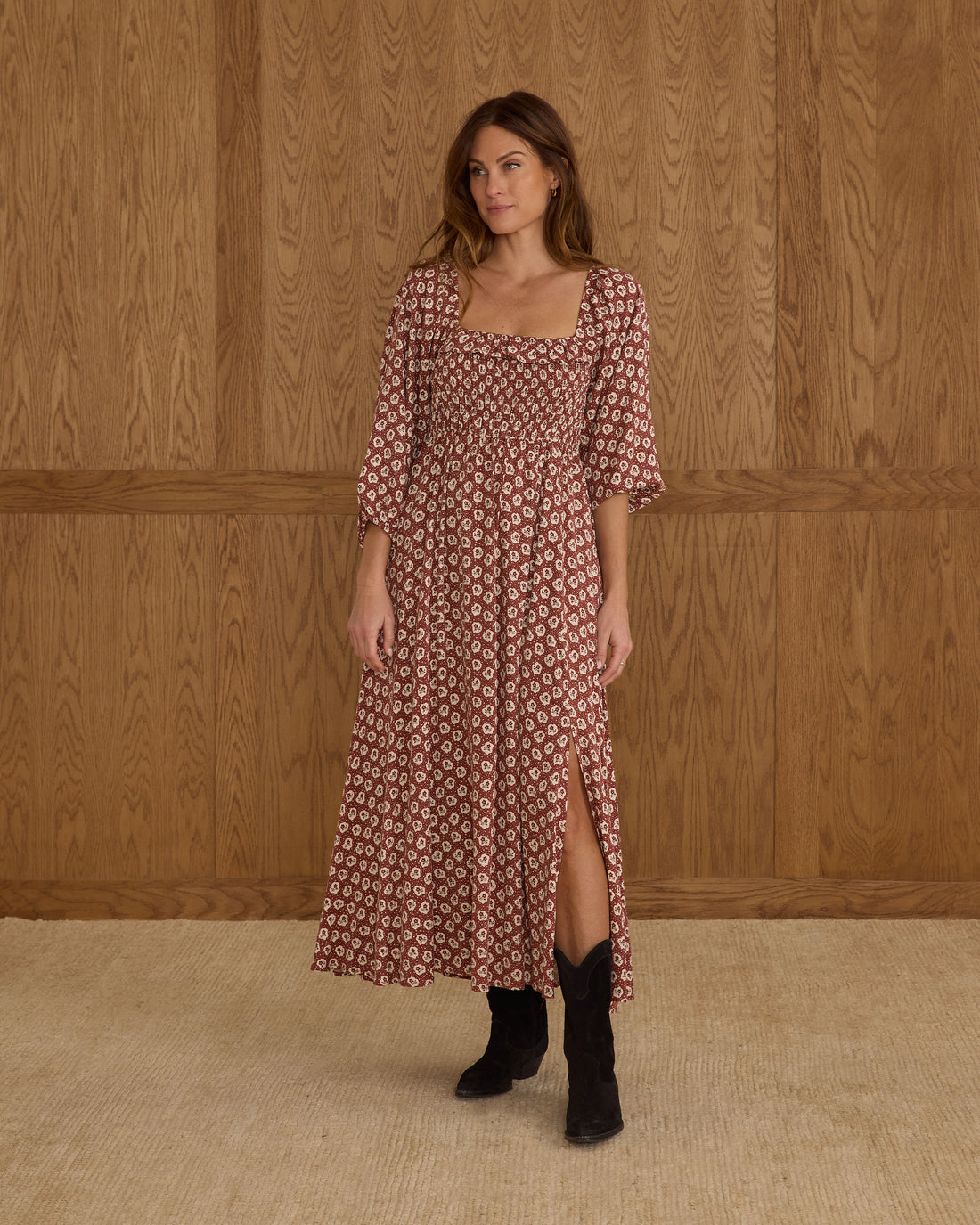 Rylee + Cru Women Magnolia Dress - Ruby Fleur