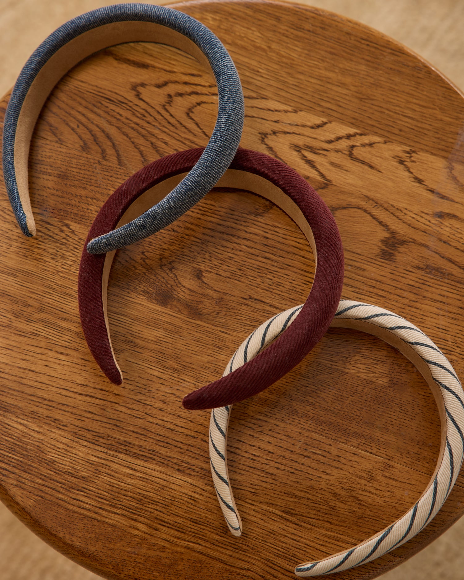 Rylee + Cru Padded Headband - Burgundy