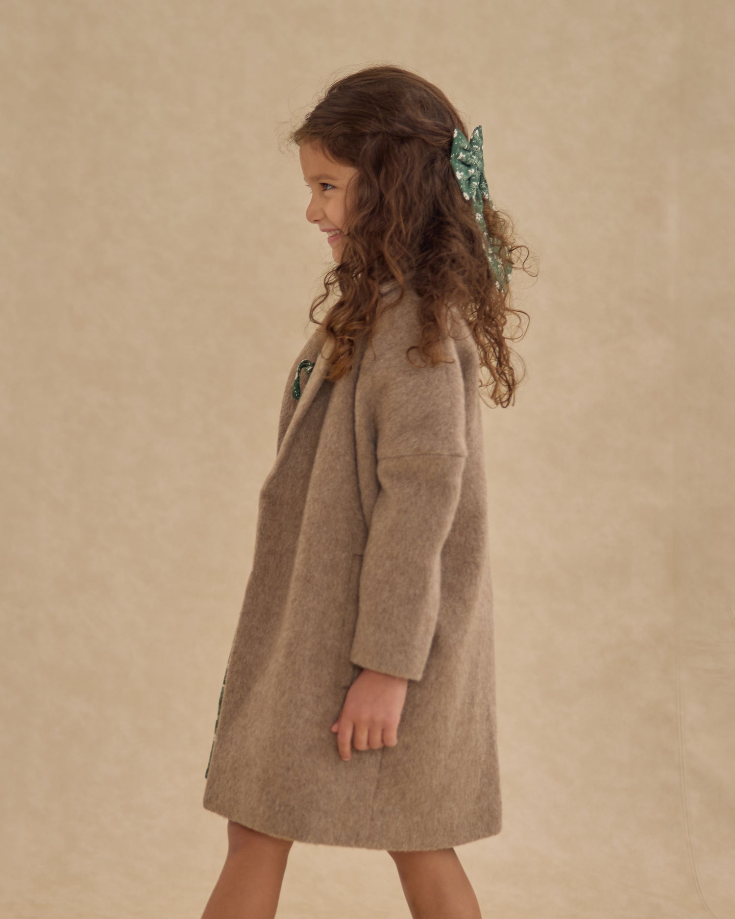 Rylee + Cru Presley Longline Coat - Camel