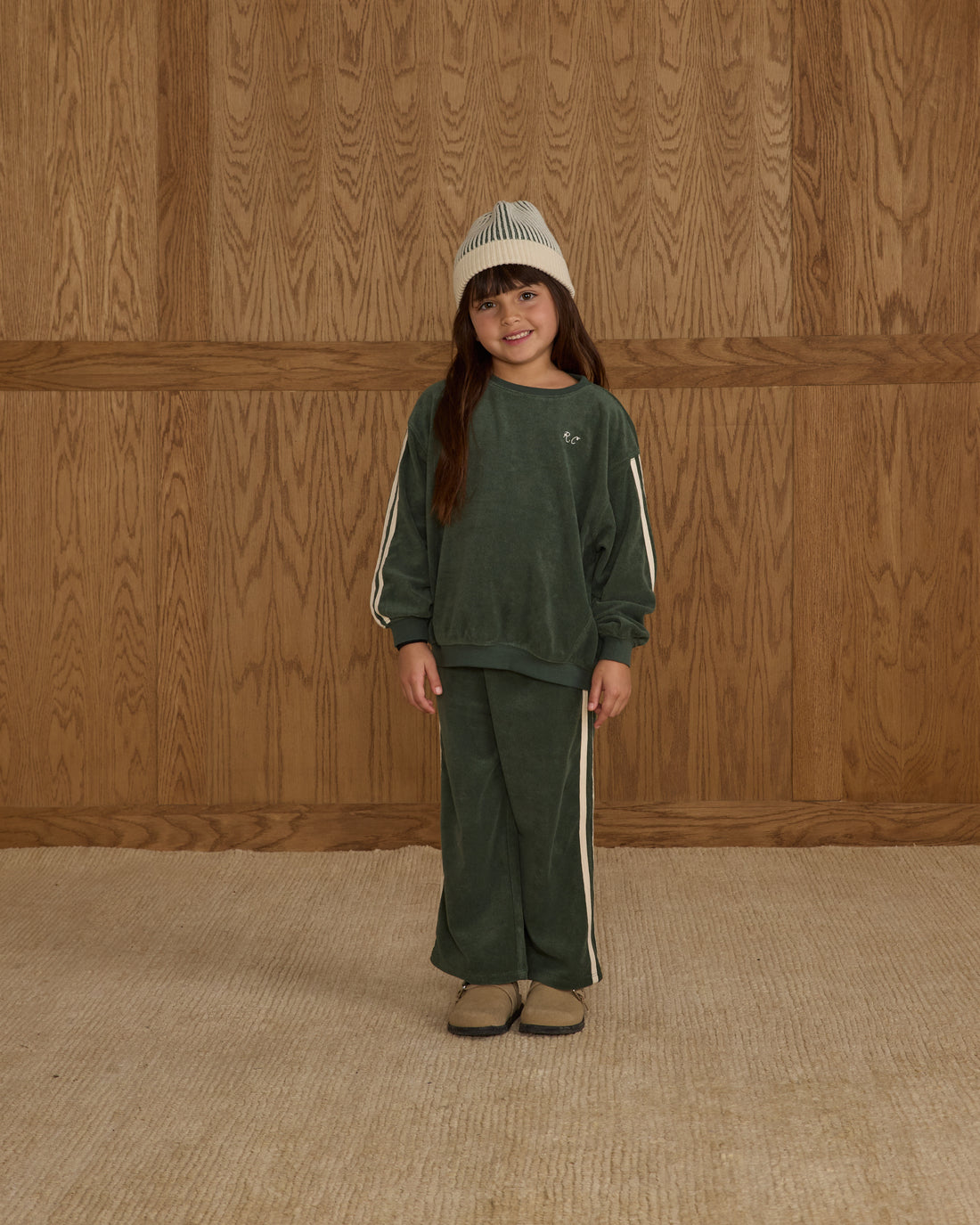 Rylee + Cru Oversized Sweatshirt - Green