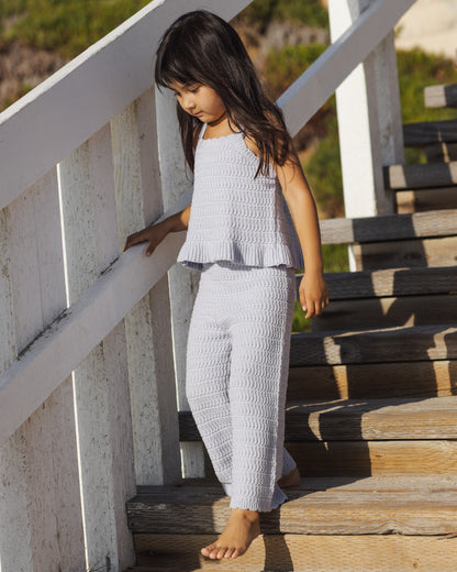 Rylee + Cru Mari Knit Set - Periwinkle
