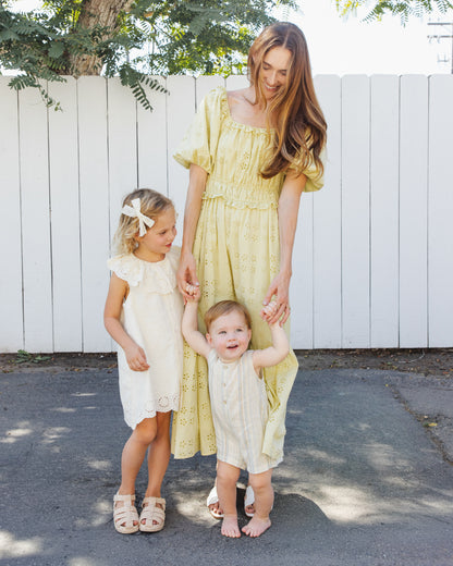Rylee + Cru Mavrick Romper - Sea Stripe