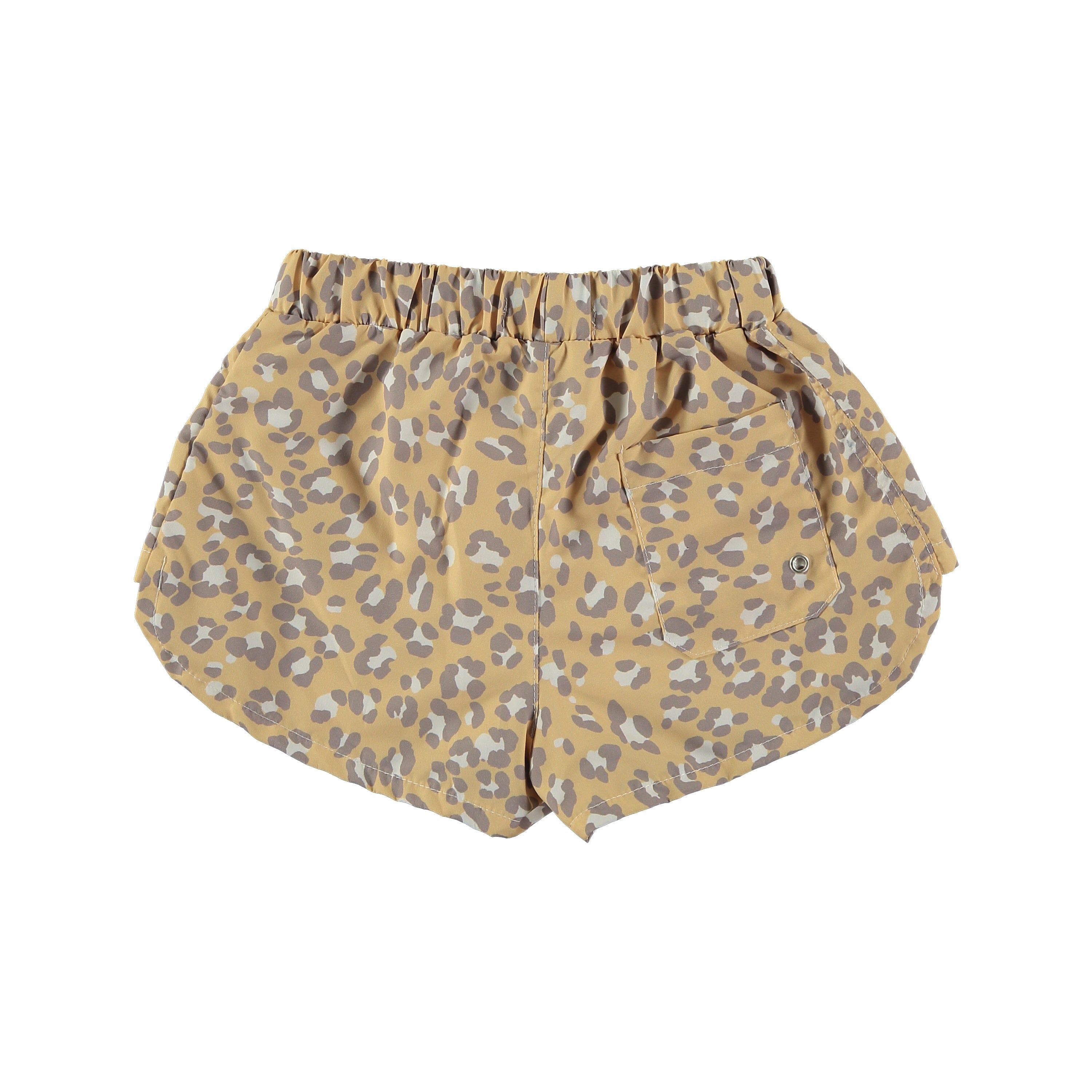 Tocoto Vintage Animal Print Swim Shorts - Yellow