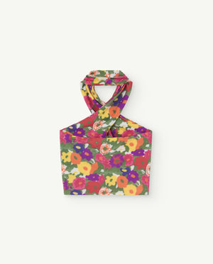 The Animals Observatory Duck Kids Top - Multicolor Flower