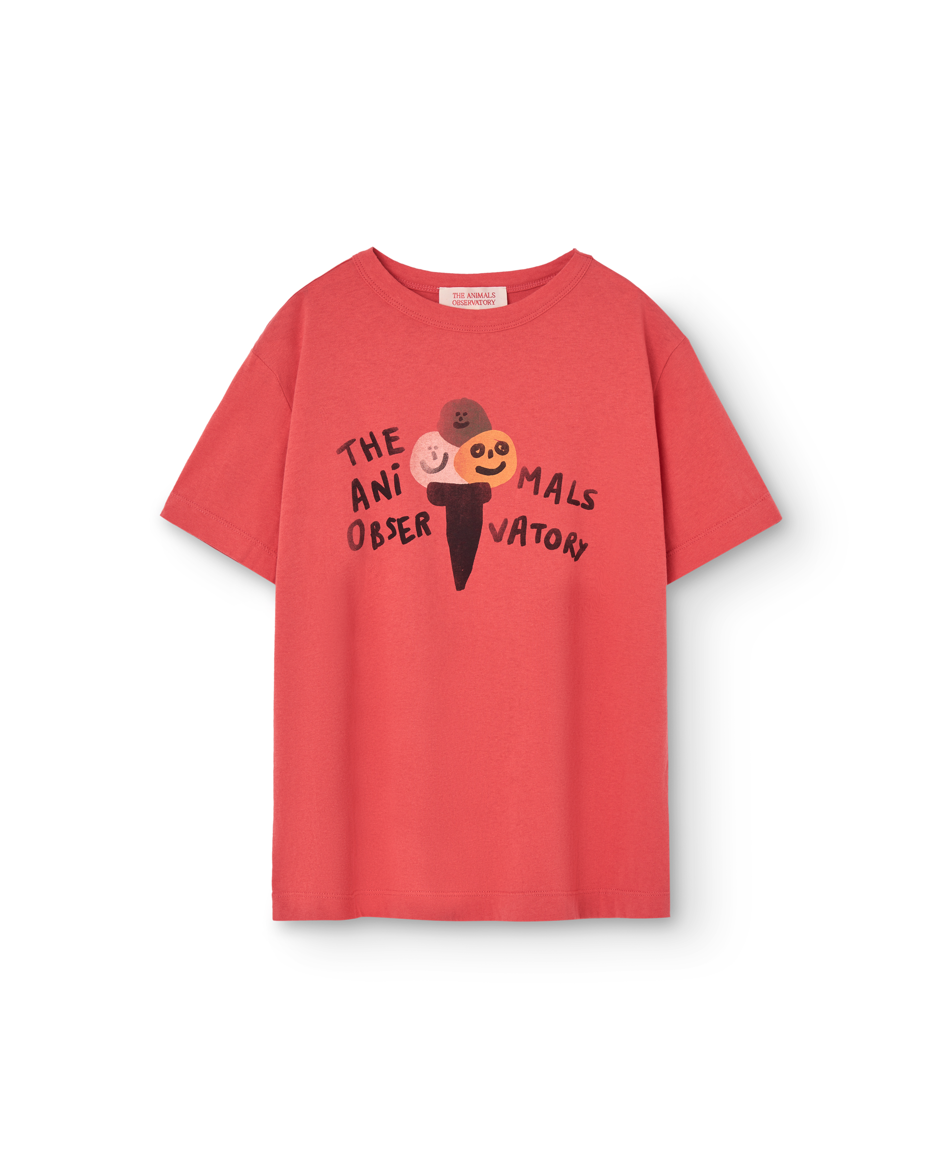 The Animals Observatory Big Rooster Kid T-shirt - Red