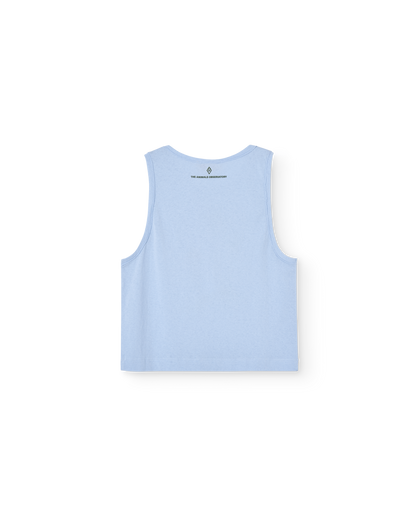 The Animals Observatory Frog Kid Tank Top - Soft Blue