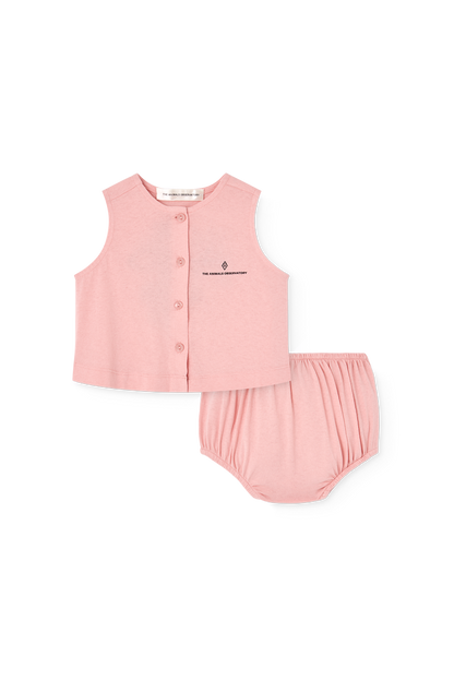 The Animals Observatory Newt Baby Set - Soft Pink