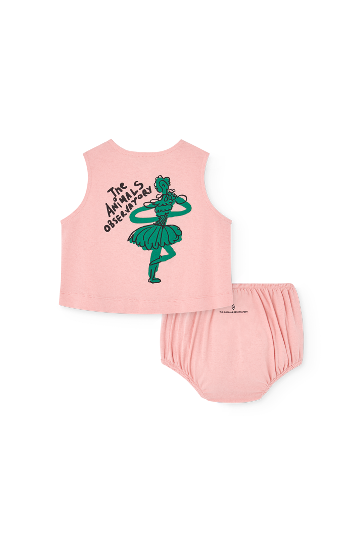 The Animals Observatory Newt Baby Set - Soft Pink