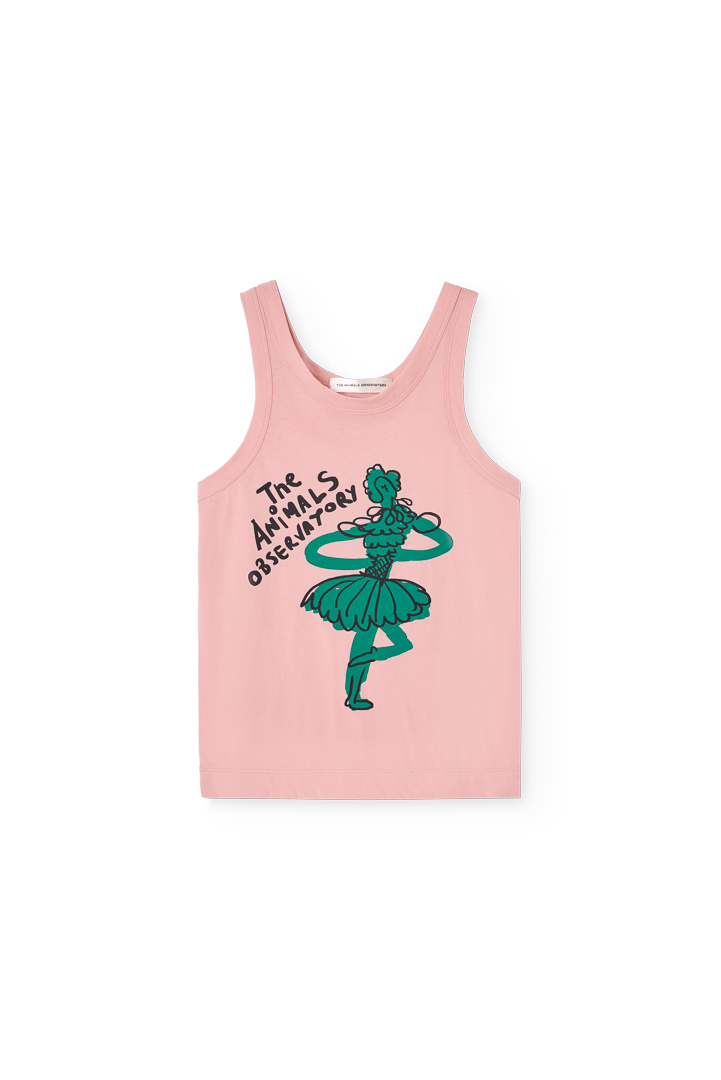 The Animals Observatory Frog Tank Top - Soft Pink