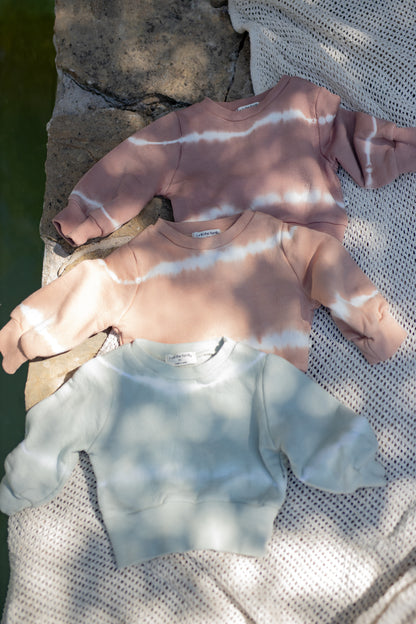 1+ in the Family Sabino Tie Dye Sweater - Cedar