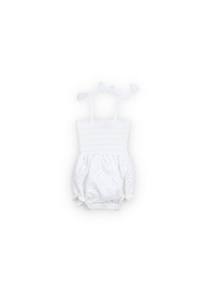 The New Society Sakura Baby Romper - Pure Cloud