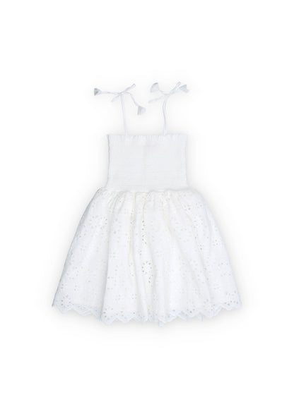 The New Society Sakura Dress - Pure Cloud