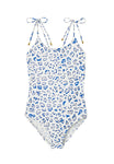 Lison Savanna Swimsuit - Ecru, Blue, Gold
