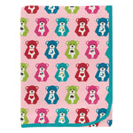 Kickee Pants Print Swaddling Blanket - Lotus Happy Teddy