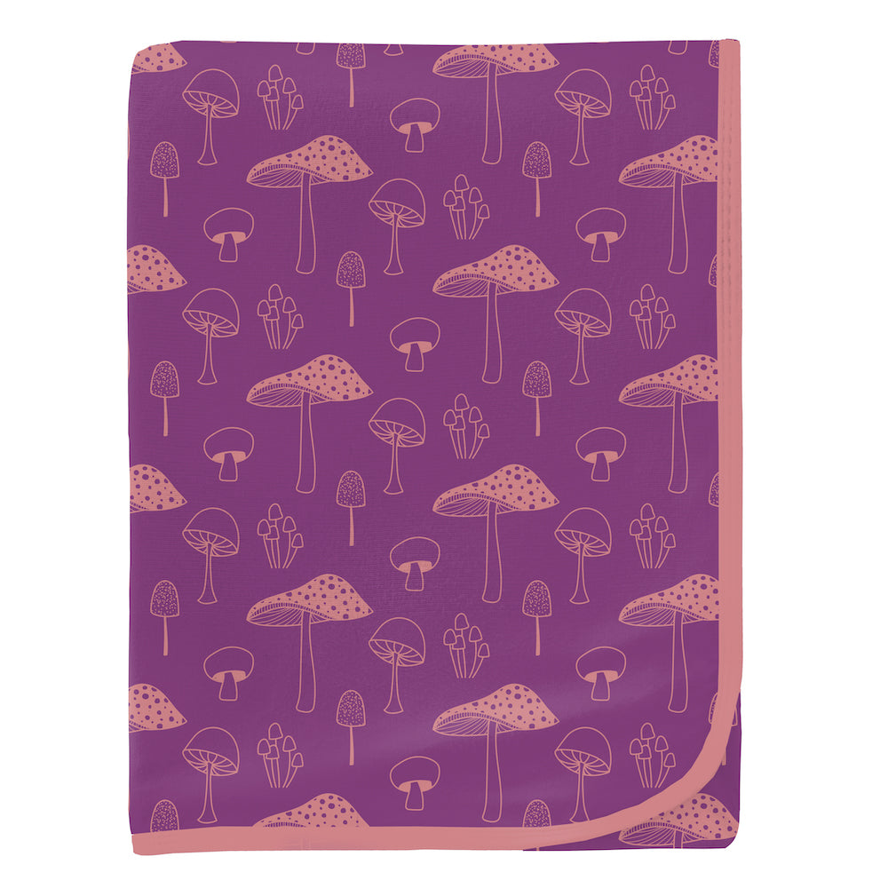 Kickee Pants Print Swaddling Blanket - Starfish Mushrooms