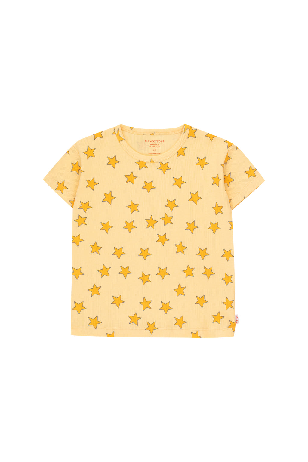 Tiny Cottons Stars Tee - Mellow Yellow