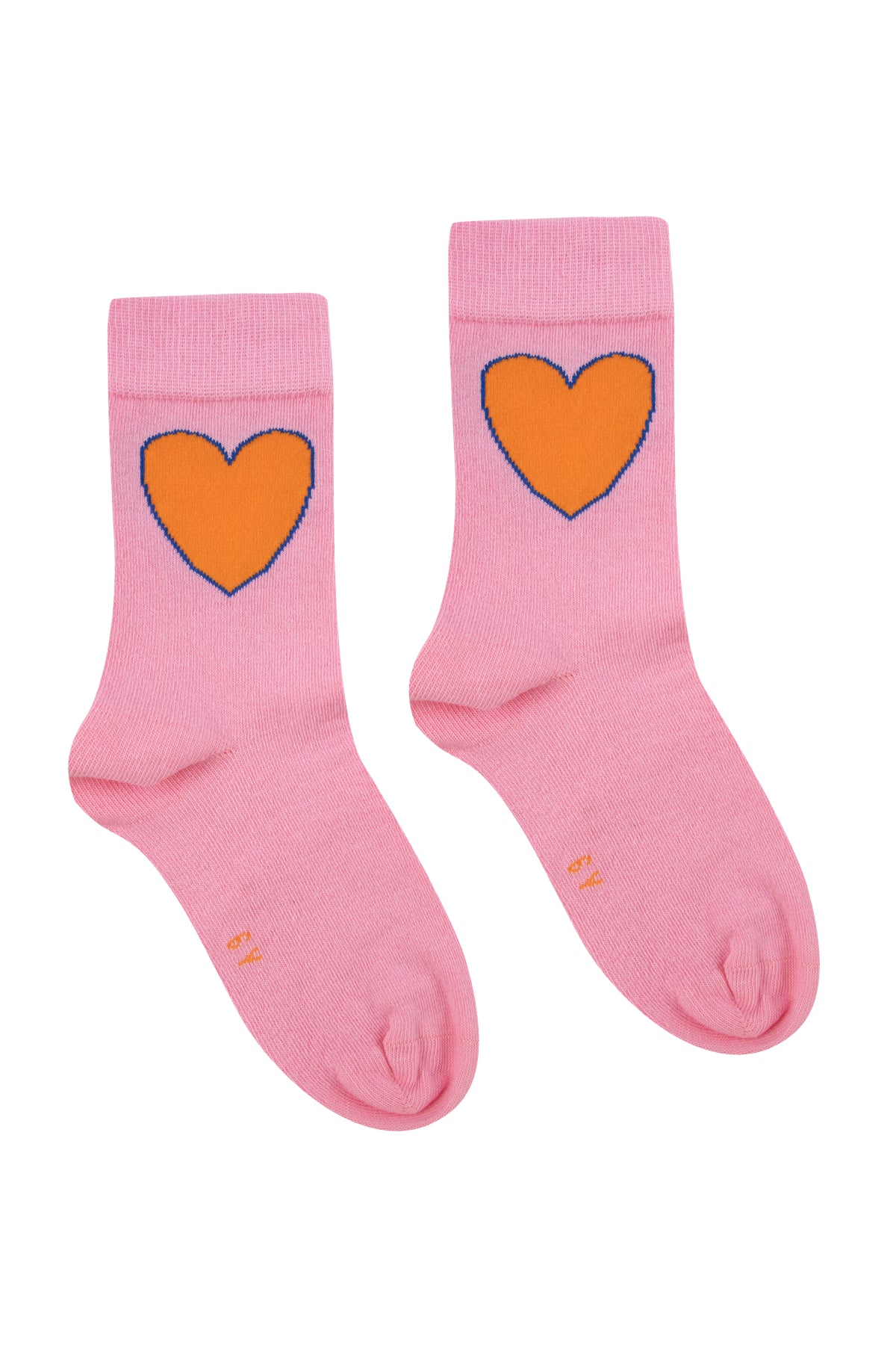 Tiny Cottons Hearts Medium Socks - Pink