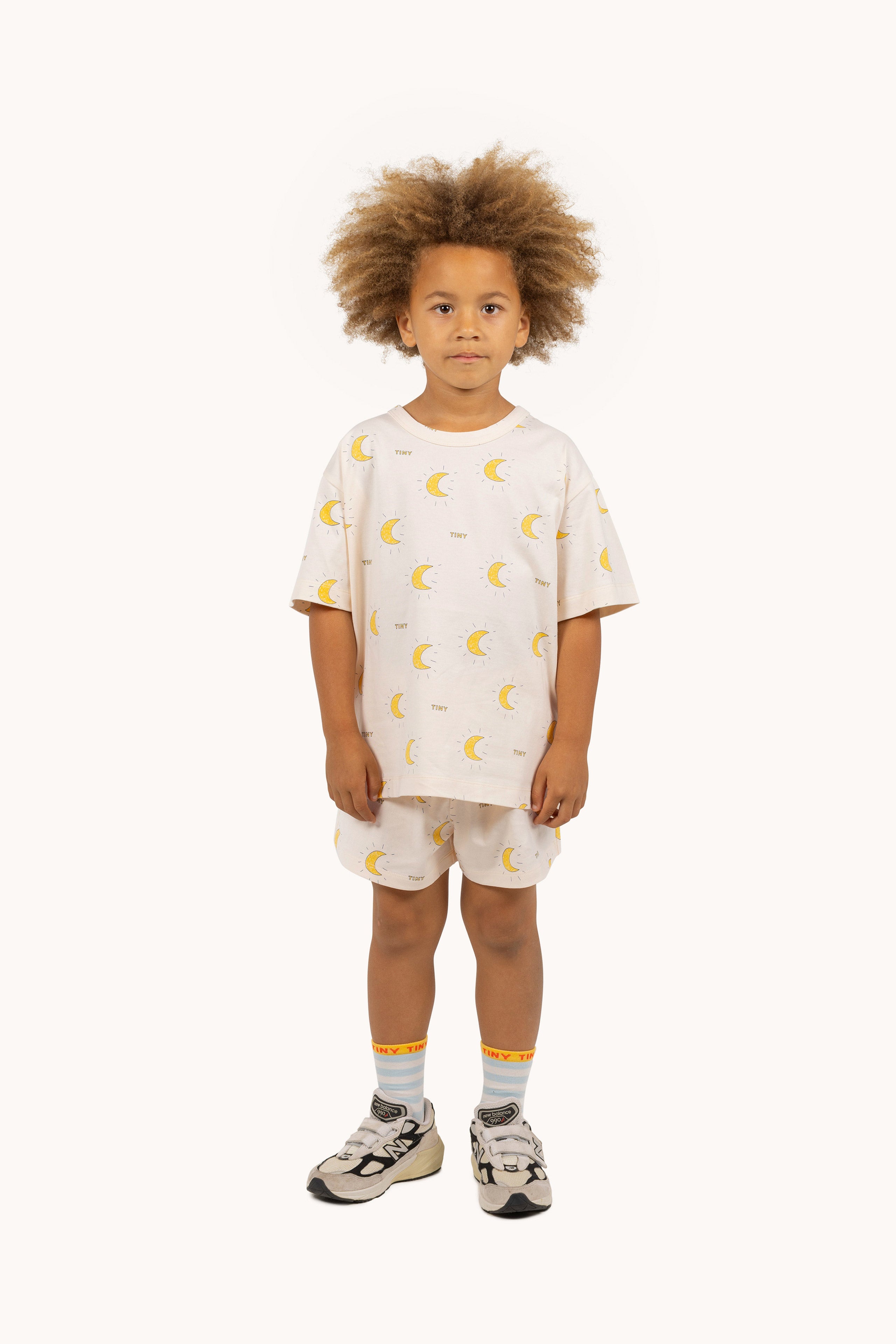 Tiny Cottons Midnight Sun Short - Light Cream