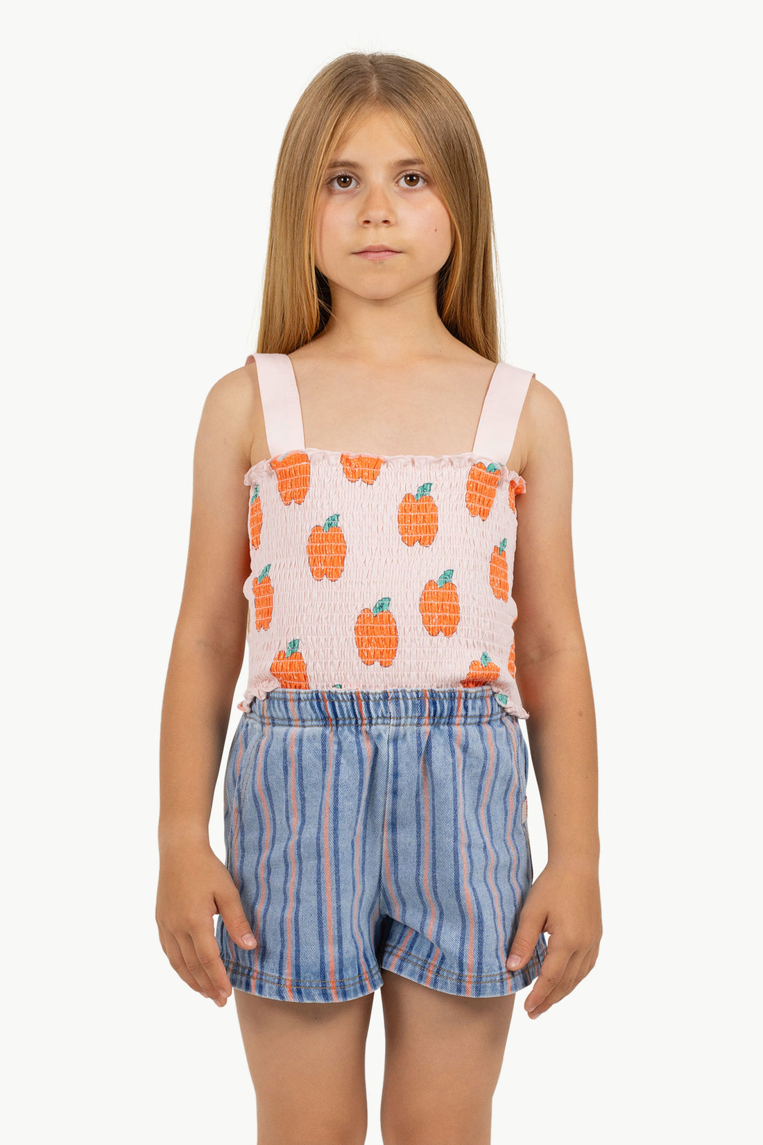 Tiny Cottons Apples Top - Pastel Pink