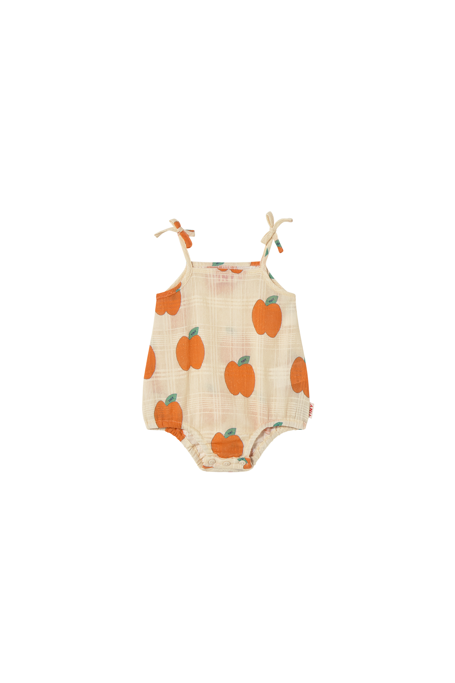 Tiny Cottons Apples Straps Body - Light Cream