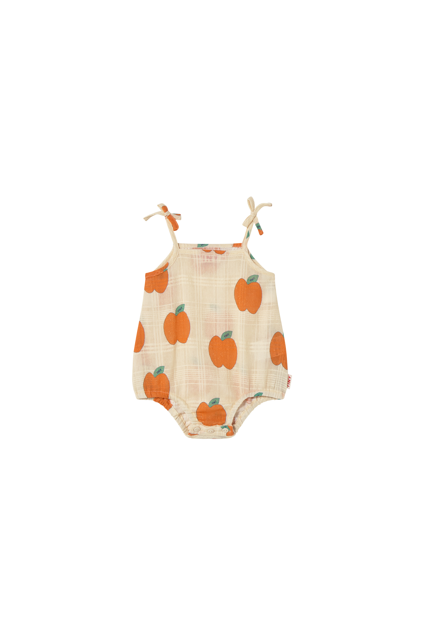 Tiny Cottons Apples Straps Body - Light Cream