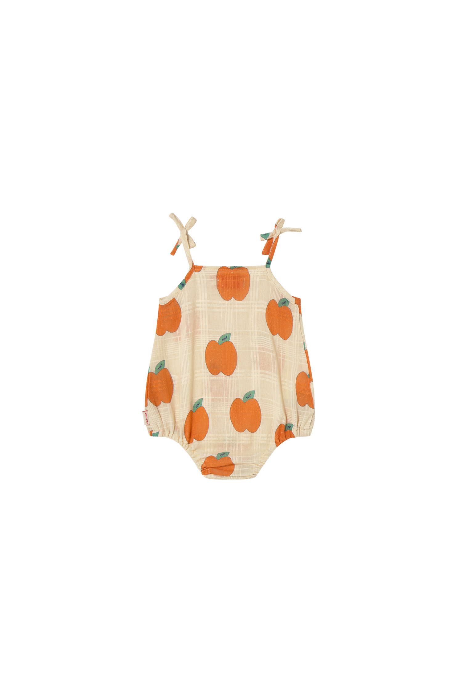 Tiny Cottons Apples Straps Body - Light Cream