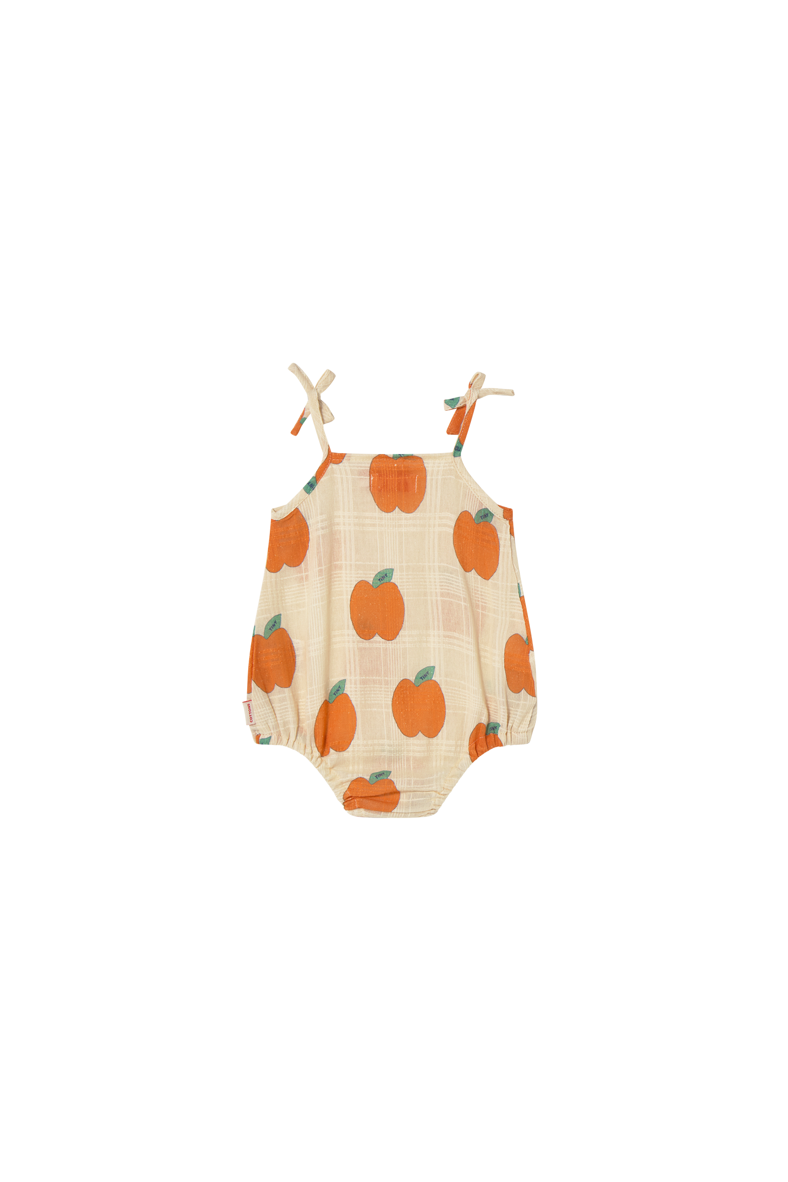 Tiny Cottons Apples Straps Body - Light Cream