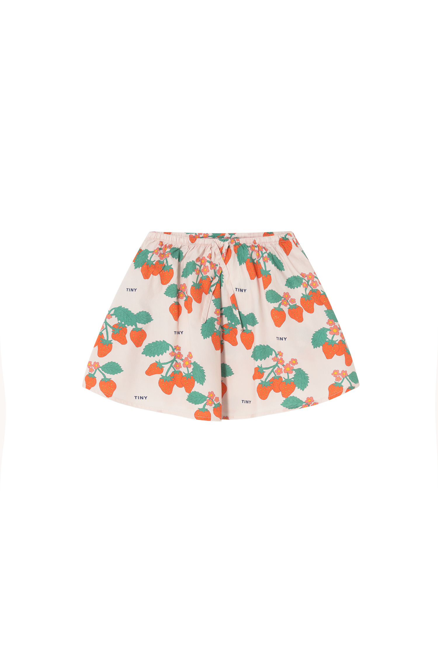 Tiny Cottons Strawberries Skirt - Pastel Pink