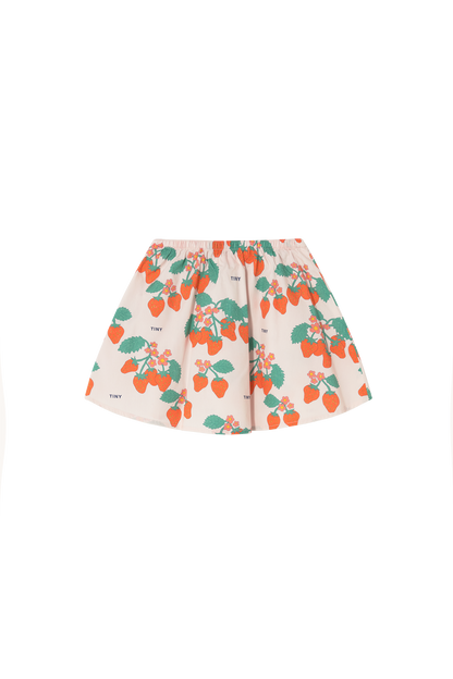 Tiny Cottons Strawberries Skirt - Pastel Pink