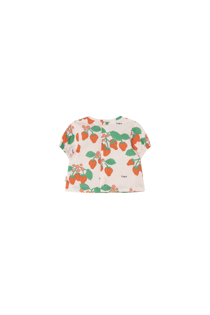 Tiny Cottons Strawberries Baby Shirt - Pastel Pink