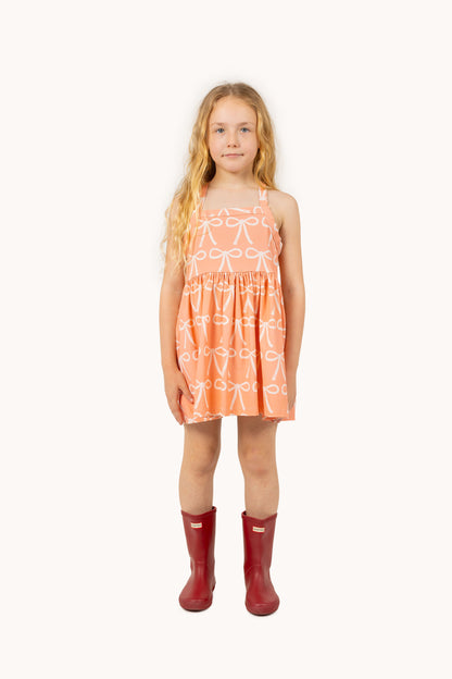 Tiny Cottons Swim Bows Dress - Papaya