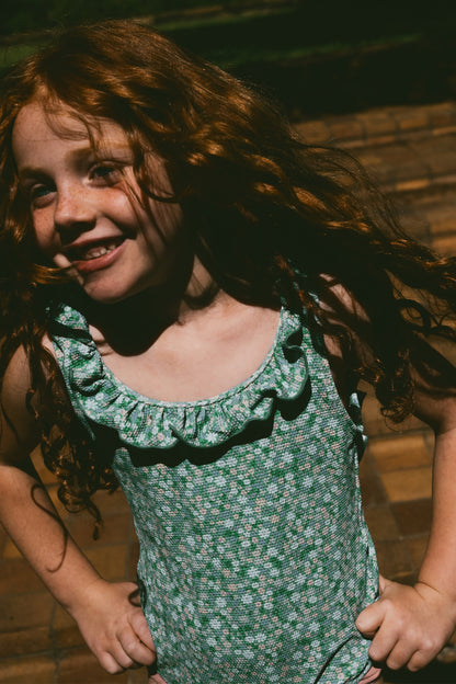 Tiny Cottons Garden Swimsuit - Emerald
