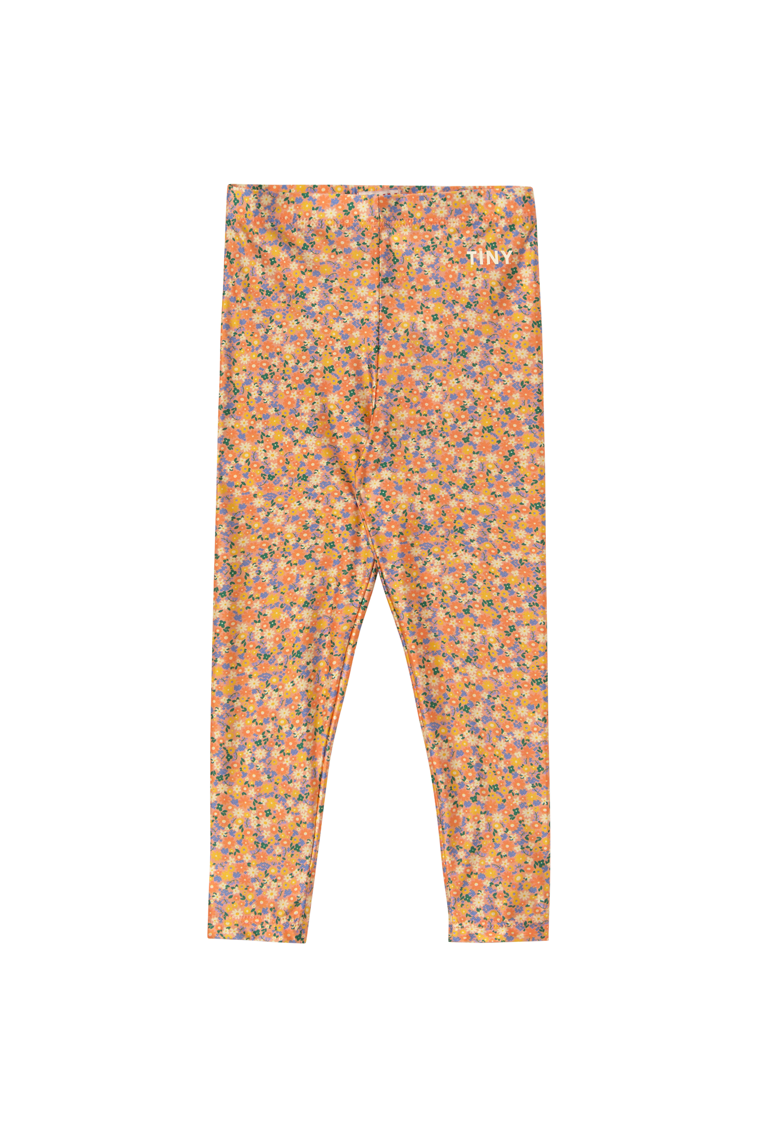 Tiny Cottons Garden Leggings - Papaya