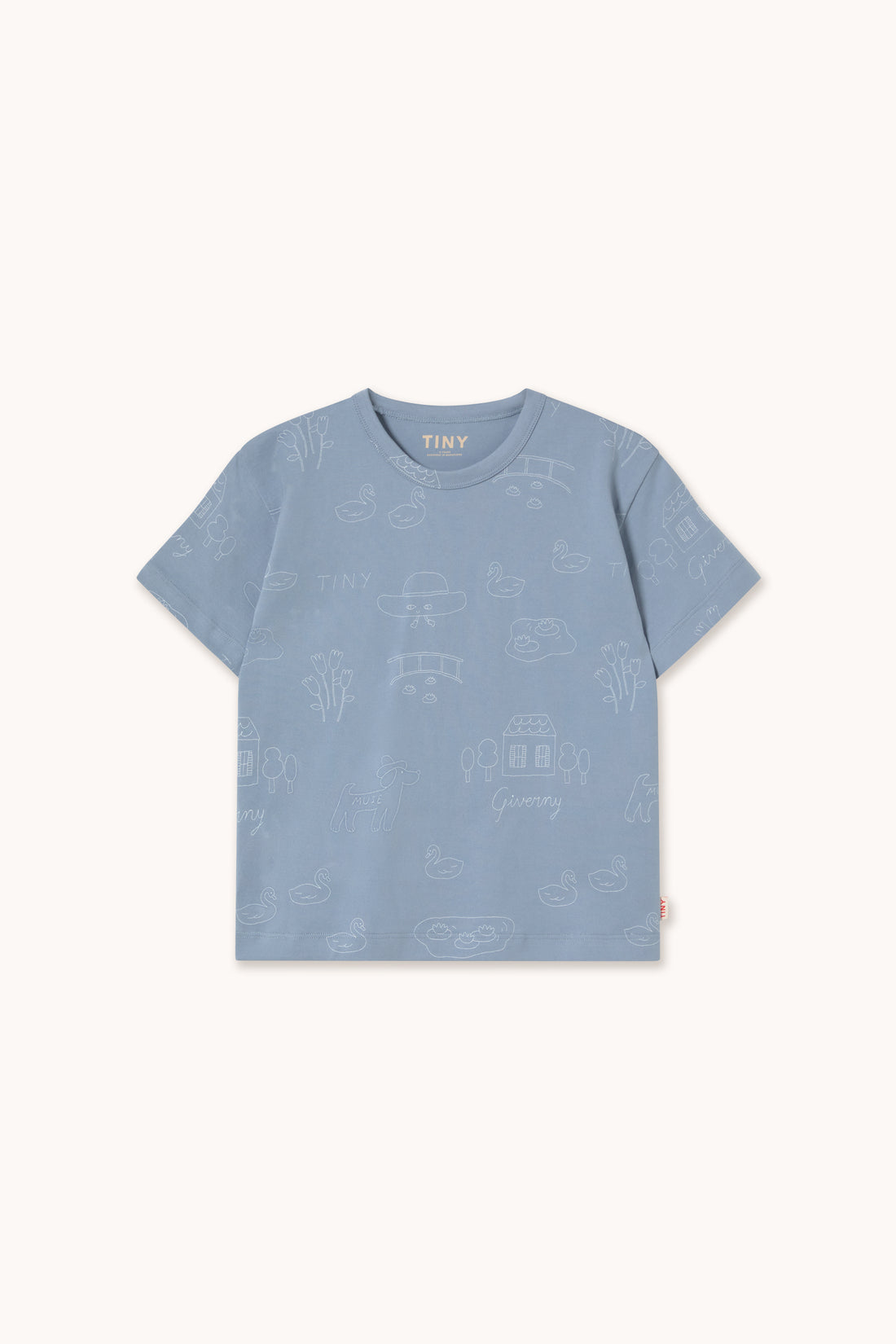 Tiny Cottons Tiny Giverny Knitted Tee - Grey
