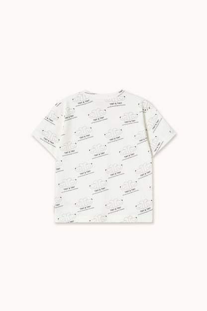 Tiny Cottons Tiny &amp; Tiny Knitted Tee - Off White