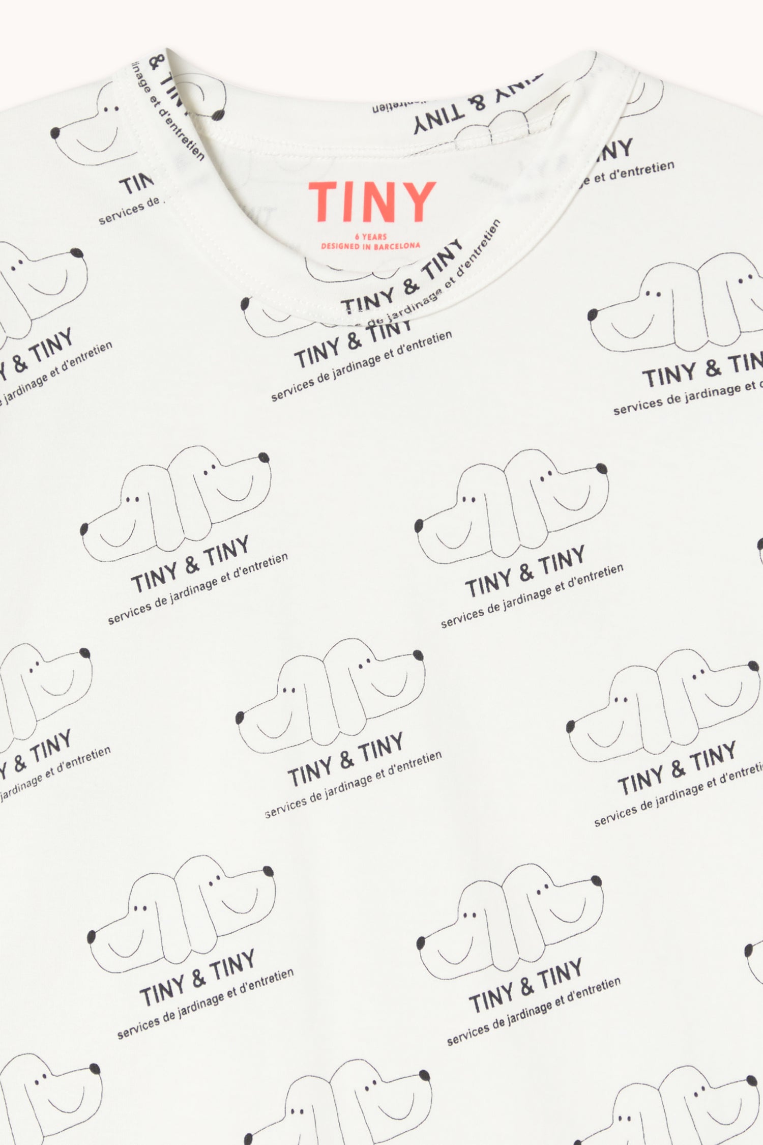 Tiny Cottons Tiny &amp; Tiny Knitted Tee - Off White