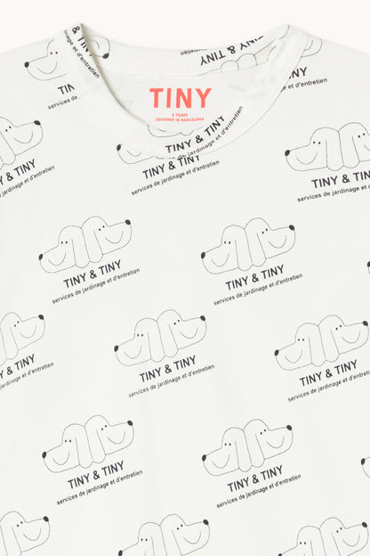 Tiny Cottons Tiny &amp; Tiny Knitted Tee - Off White