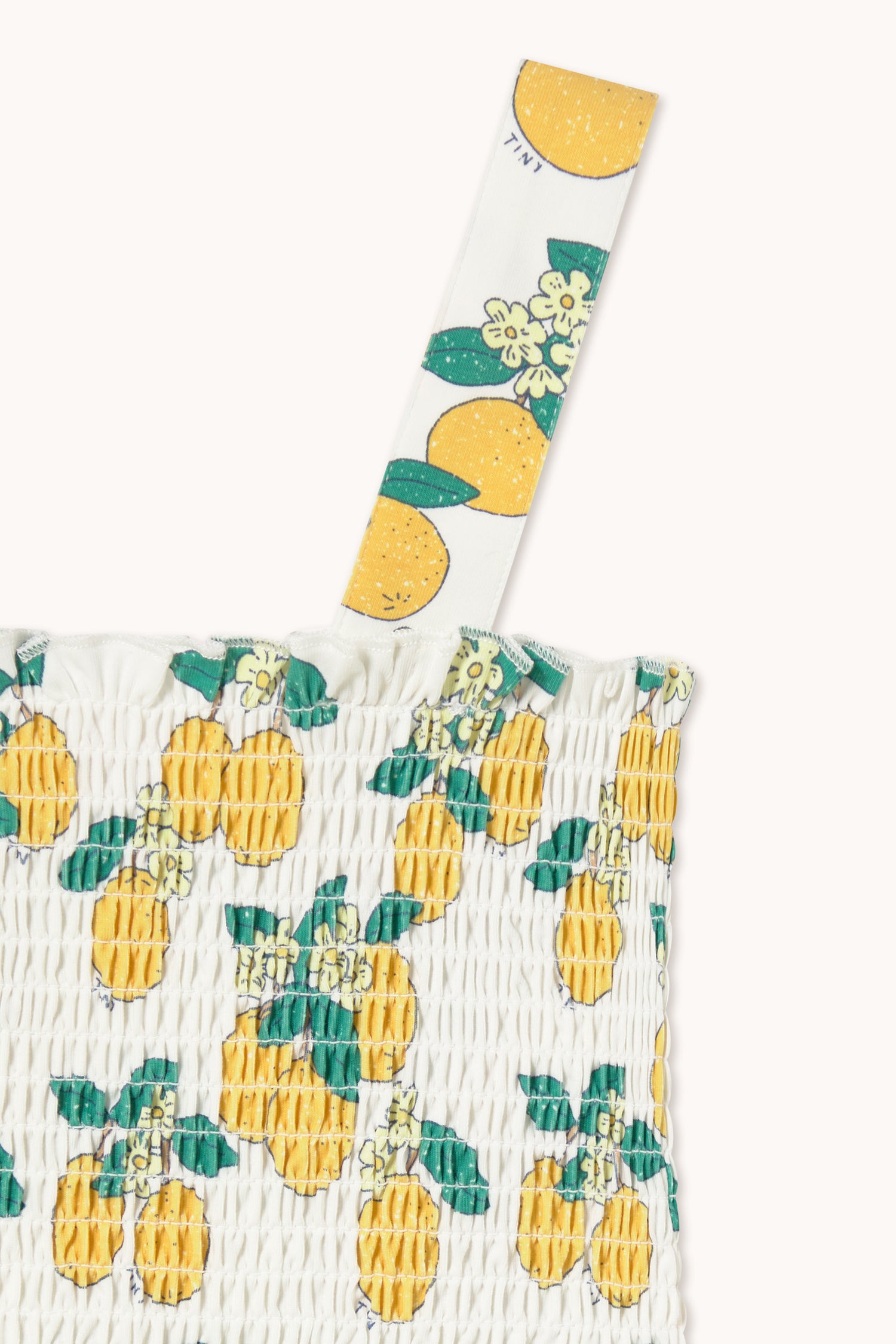 Tiny Cottons Oranges Top - Off White